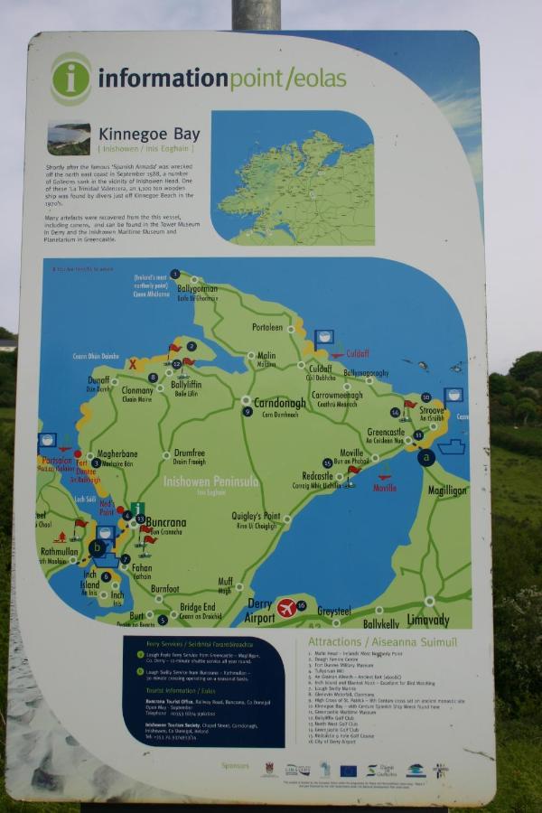 Wild Atlantic View Inishowen Greencastle  Exterior foto